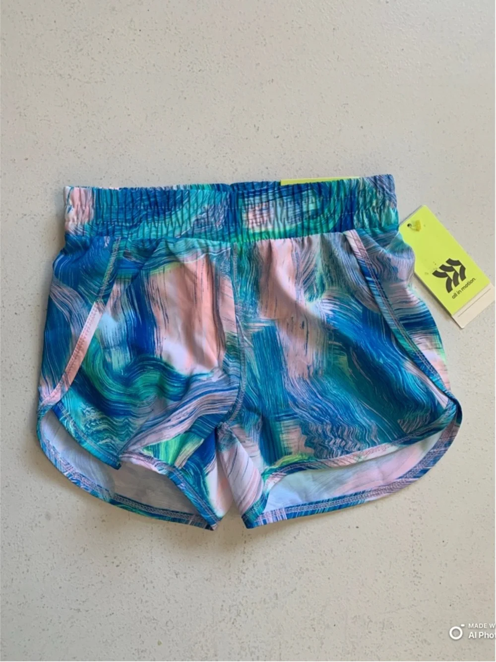 Lot of 4-Pairs of Shorts Girls Size XS (4/5) from Cat & Jack + All In Motion NWT